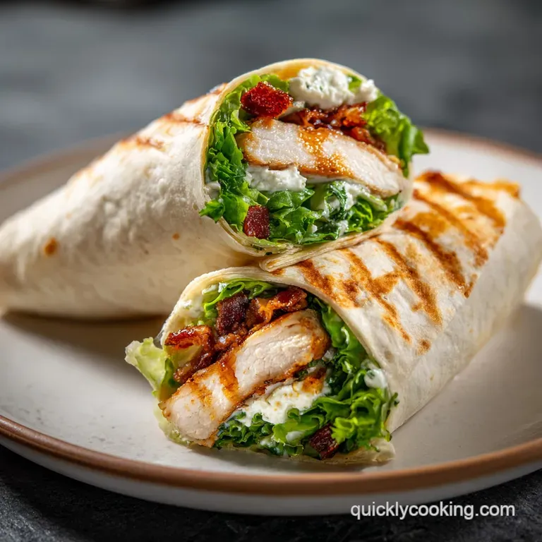 Chicken Caesar Wrap: High-Efficiency Lunch