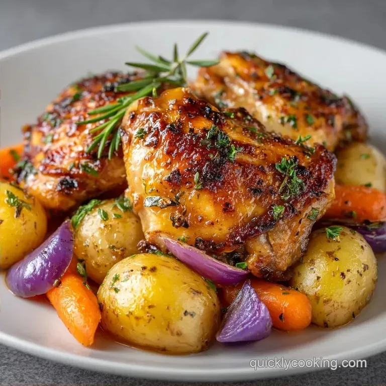 Chicken Thigh Sheet Pan: Smoky and Charred