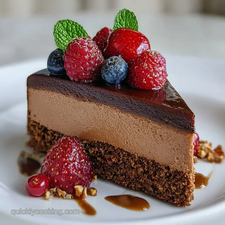 Chocolate Mousse Cake: Multi-Textural Masterpiece