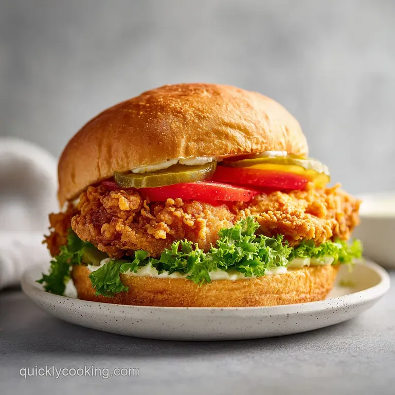 Copycat Popeyes Chicken Sandwich