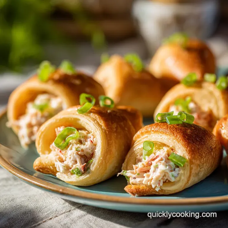 Crab Cheese Crescent Rolls: Creamy and Golden