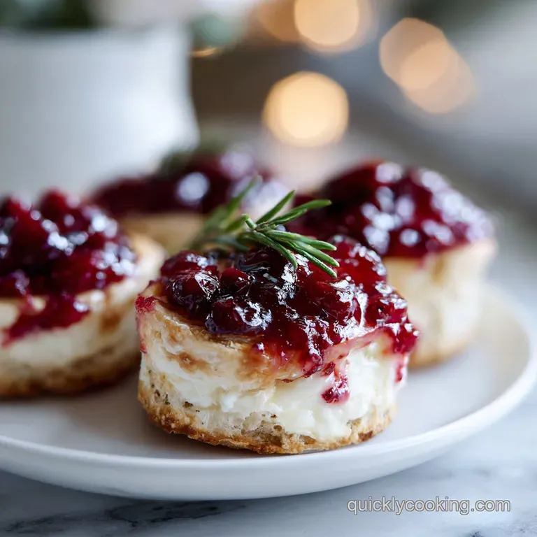 Cranberry Brie Cups: Crispy Pastry Bites