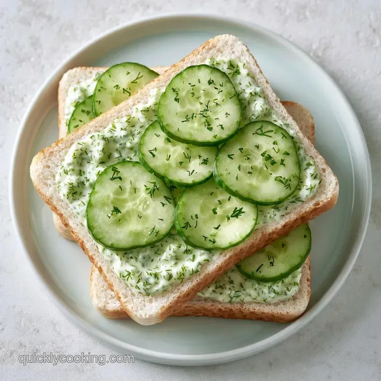 Cream Cheese Cucumber Sandwich: Crisp and Fresh