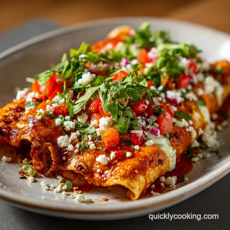 Creamy Chicken Enchiladas: Velvety Green Sauce