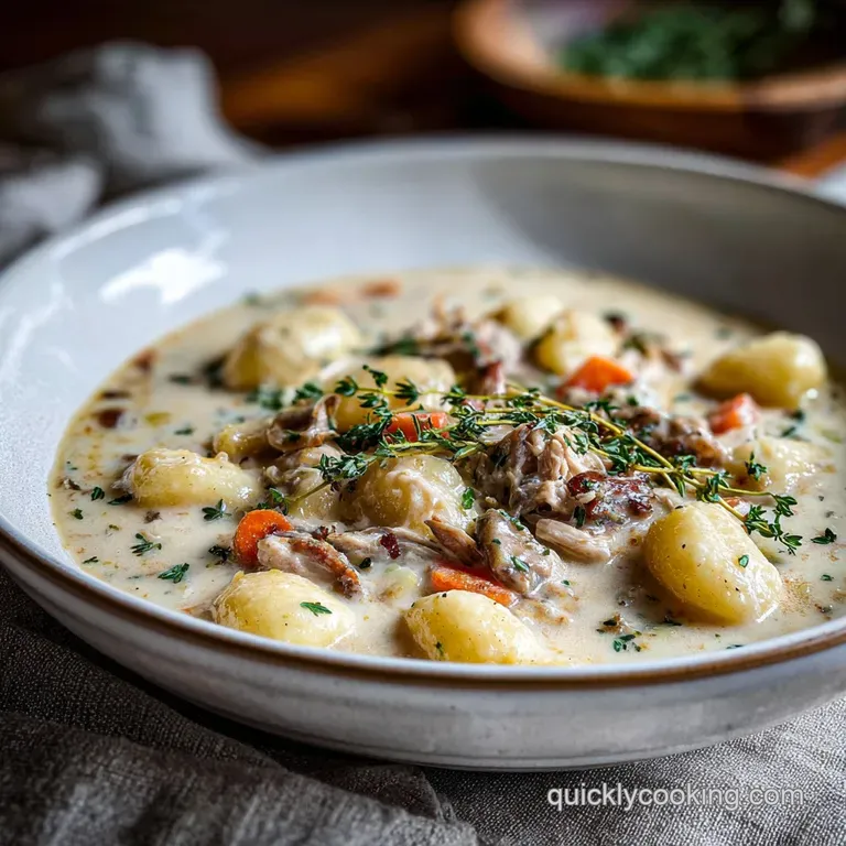 Chicken Gnocchi Soup: Velvety and Homemade