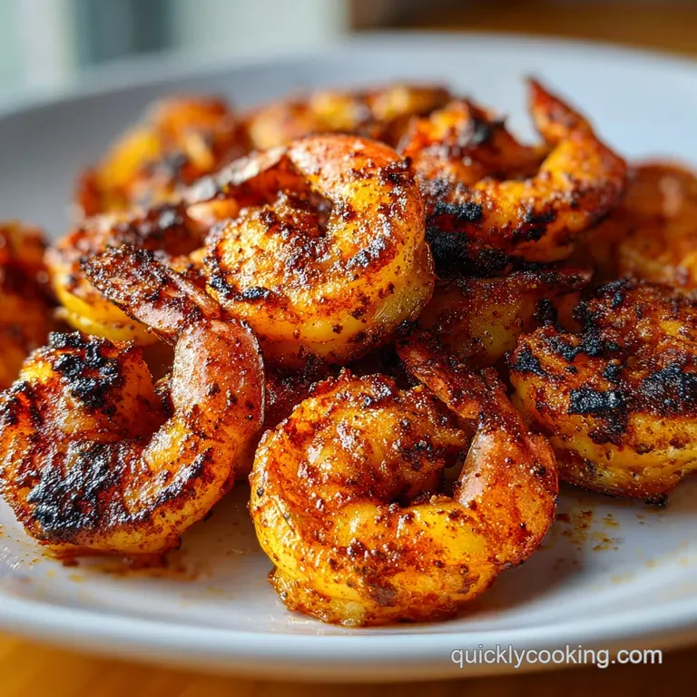 Crispy Air Fryer Shrimp: Zesty and Charred
