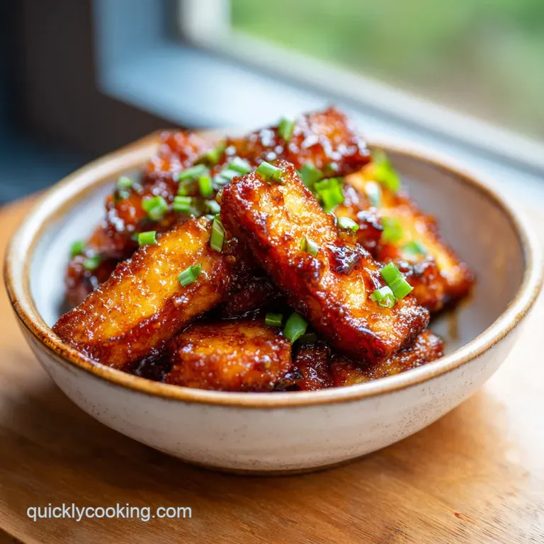 Crispy Honey Garlic Tofu: Shatteringly Crunchy