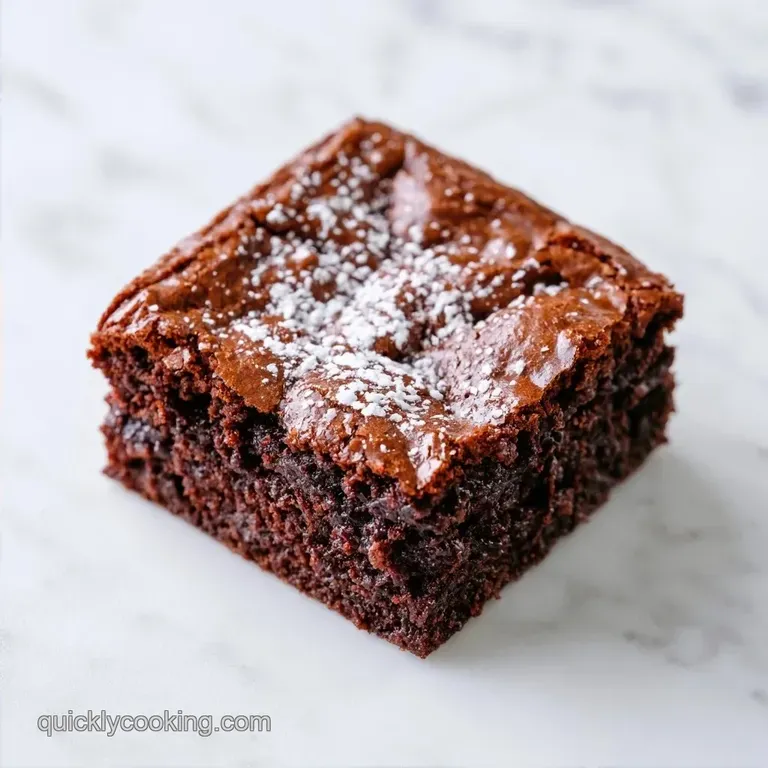 Easy Fudgy Dr Pepper Brownie Recipe