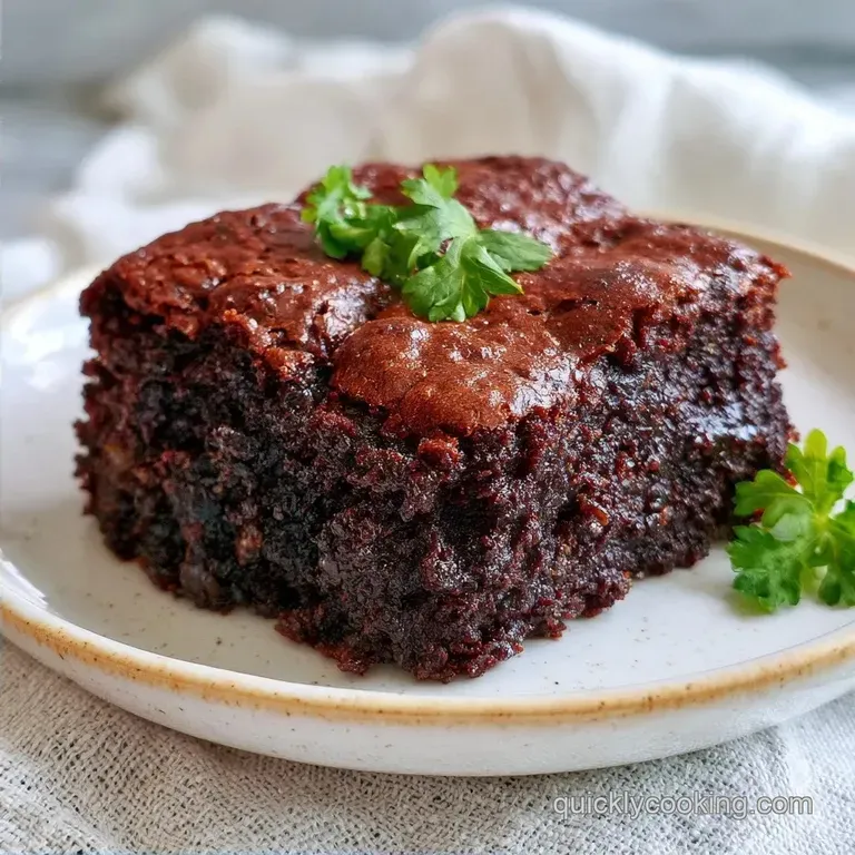 Fudgy Dr Pepper Brownies