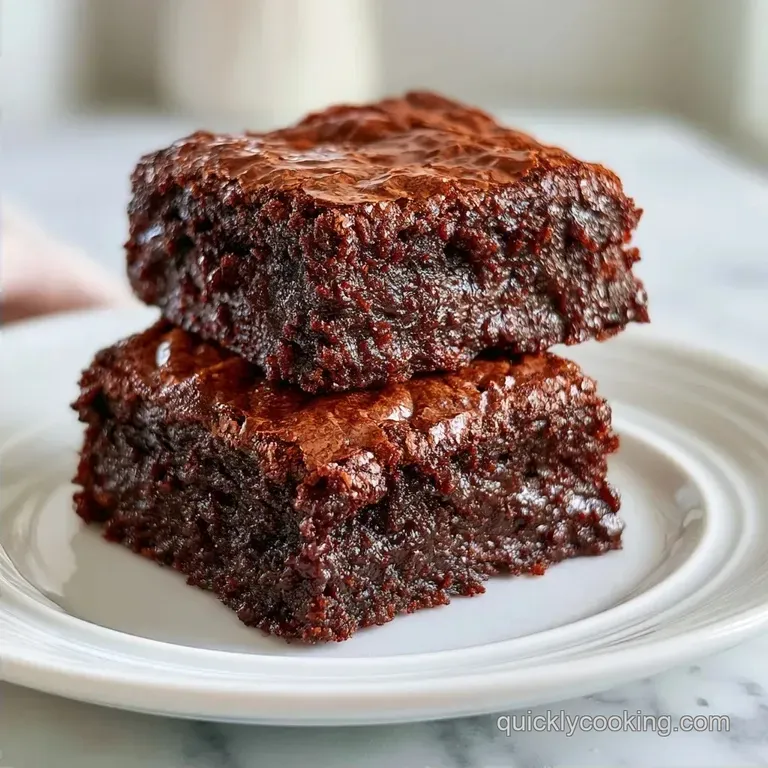 Ultra-Fudgy Dr Pepper Chocolate Brownies