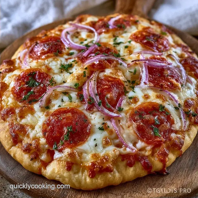 Easy 15 Minute Flatbread Pizza: Crispy