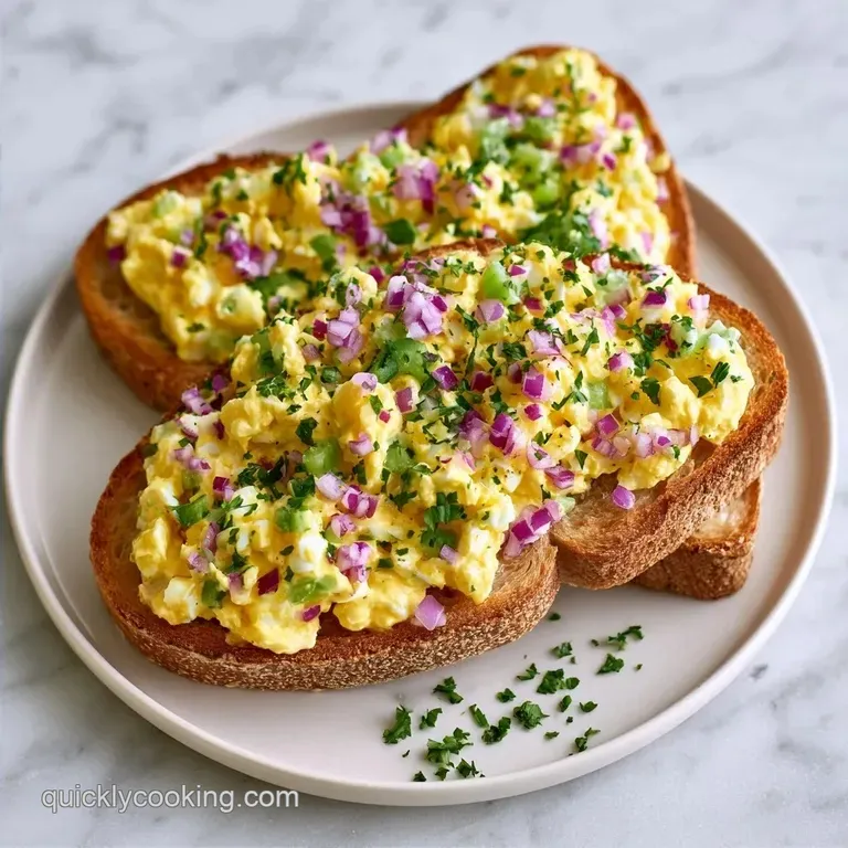 Easy Egg Salad Sandwich with Crisp Celery