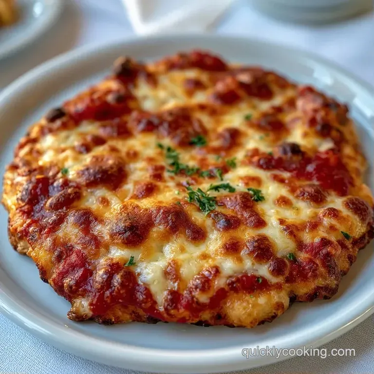 Golden-brown flatbread slices with melted cheese and basil leaves arranged neatly on a rustic slate platter.