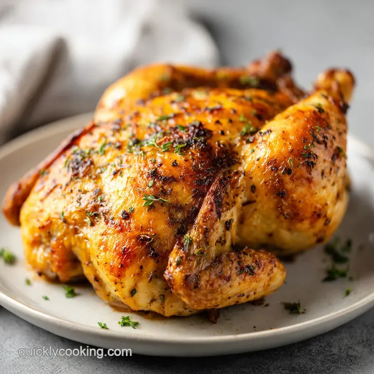 Roasted Chicken: Crispy and Easy
