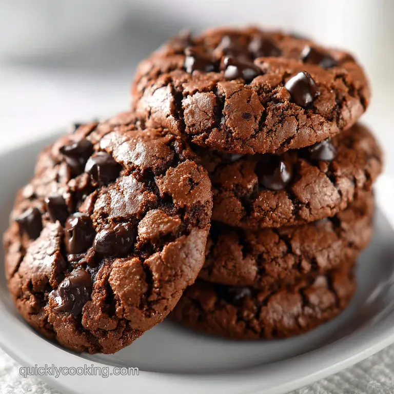 Flourless Chocolate Chip Cookies: Fudgy & Fast