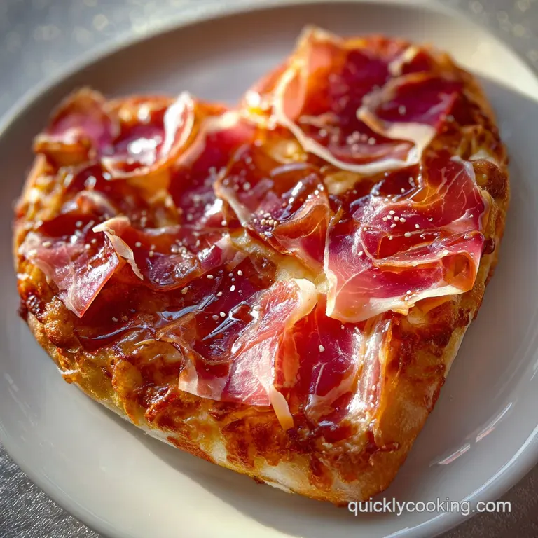 Individual plate with heart-shaped sandwich, mini pizza, and a bright fruit skewer, a festive Galentine's Day treat.