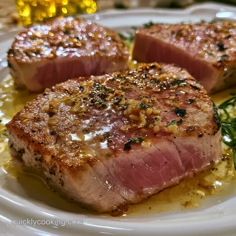 Amazing Garlic Butter Ahi Tuna: Pan-Seared