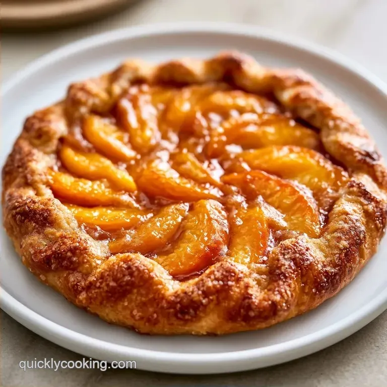 Homemade Peach Galette: Low-Sugar Classic
