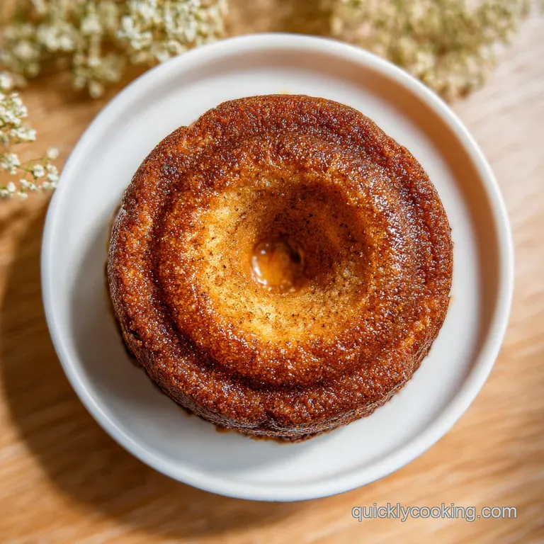 A slice of the tender baked dessert, showcasing its fluffy interior and caramelized edges on a white plate.