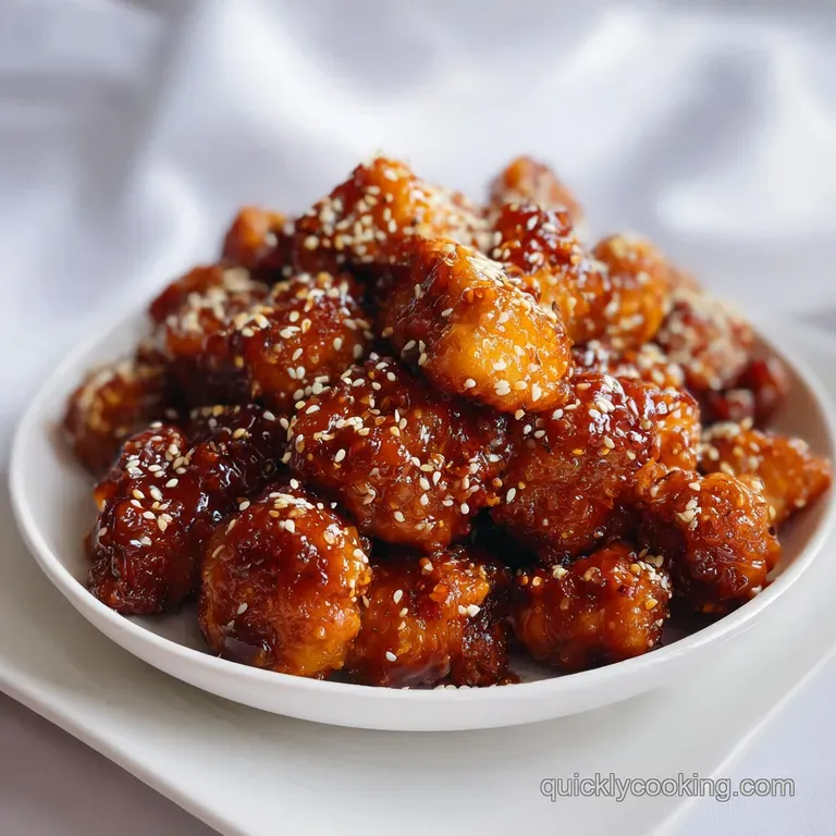 Honey Sesame Chicken: Shatter Crisp Glaze