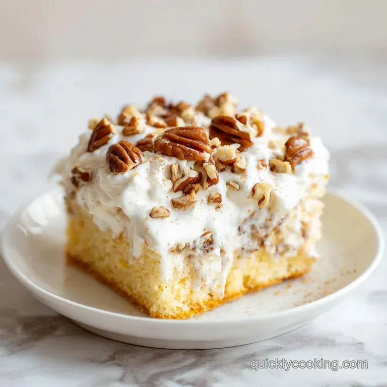 Italian Cream Sheet Cake: Tender and Velvety