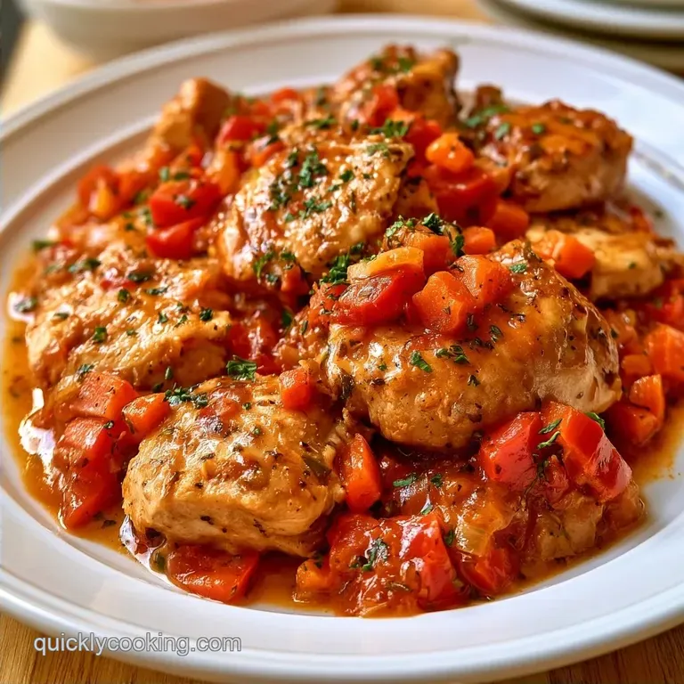One-Pan Low FODMAP Chicken Cacciatore