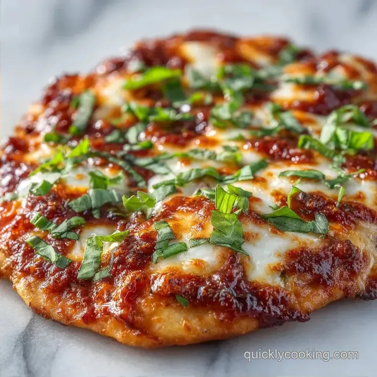 Margherita Flatbread Fresh Mozzarella: Crispy and Fast