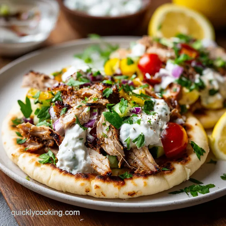 Mediterranean Chicken Gyros Recipe: Tender & Charred