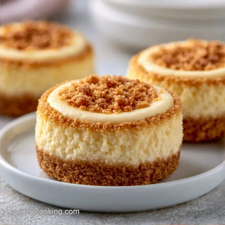 Mini Muffin Pan Cheesecakes: Creamy