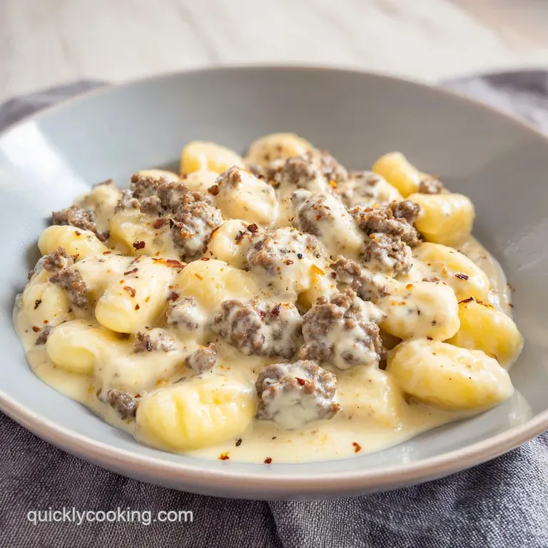 One Pot Creamy Gnocchi with Sausage: Rich and Velvety