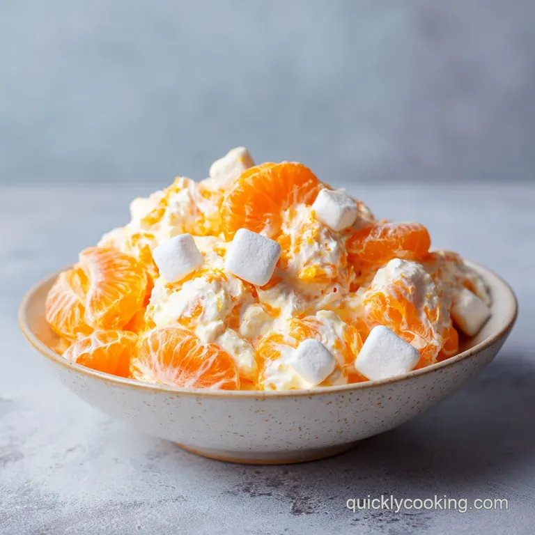 Orange Dreamsicle Salad: Creamy and Fluffy