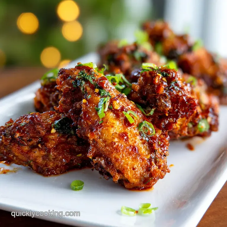 Oven Spicy Chicken Wings Recipe