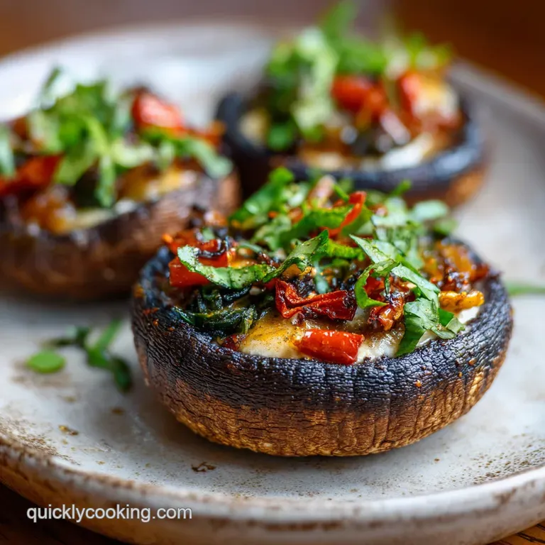 Stuffed Portobello Mushrooms With Sausage