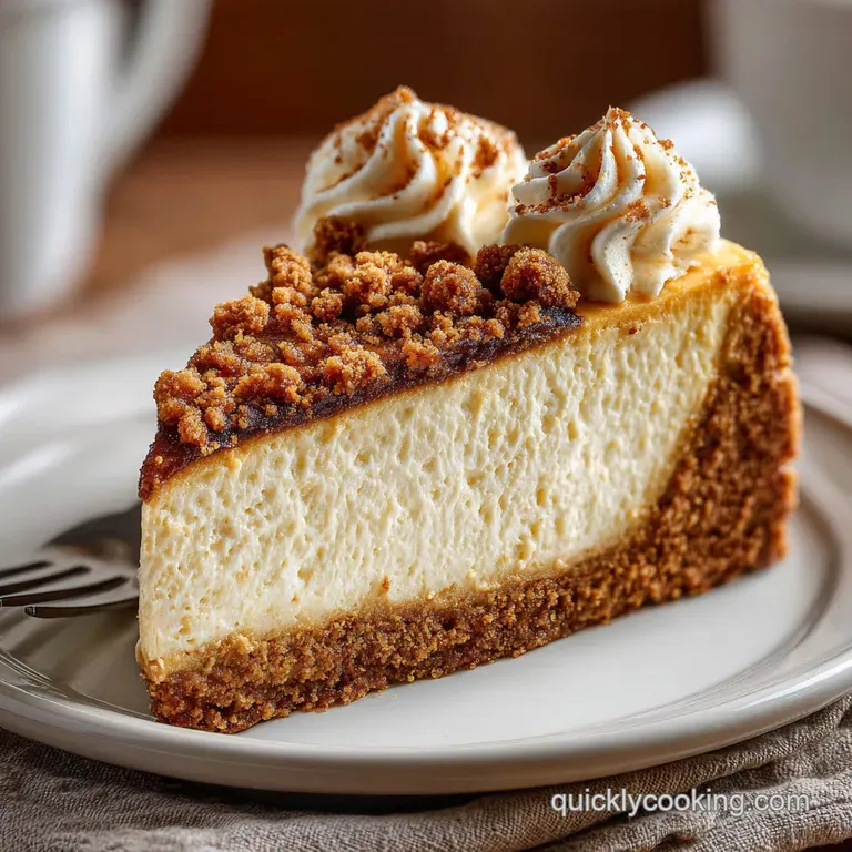 Pumpkin Cheesecake with Velvety Gingersnap Crust