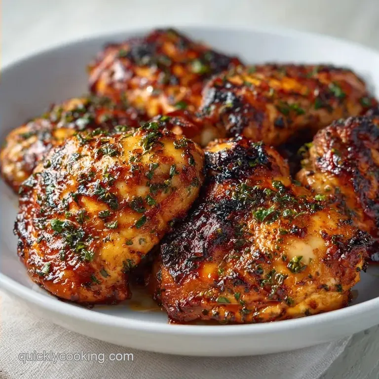 Quick Baked Chicken Thighs: Charred and Juicy
