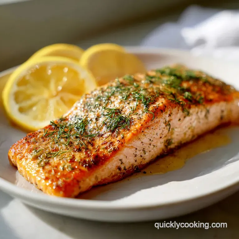 Baked Salmon: Zesty Lemon Garlic Finish