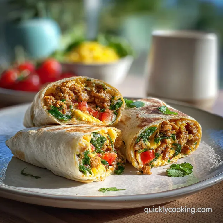 Quick Breakfast Burritos for Meal Prep