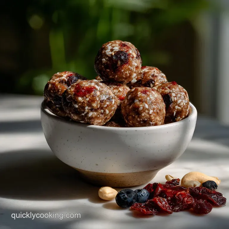 Quick No Bake Protein Energy Bites