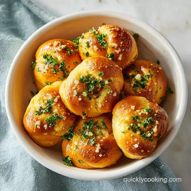 Quick Sourdough Discard Garlic Knots: Velvety and Buttery