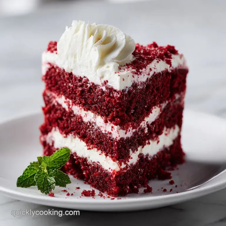 Red Velvet Poke Cake: Moist and Silky