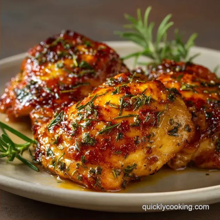 Savory Roasted Chicken Thighs: Shatter-Crisp Skin