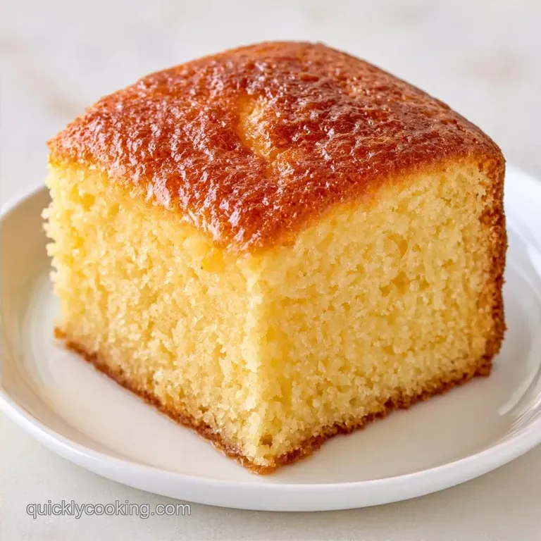 Golden Sockerkaka Swedish Sponge Cake