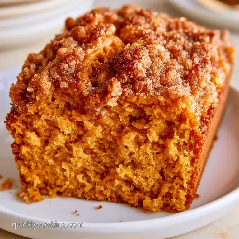 Warm orange bread slice on a white plate, topped with a pat of melting butter and a sprinkle of cinnamon.