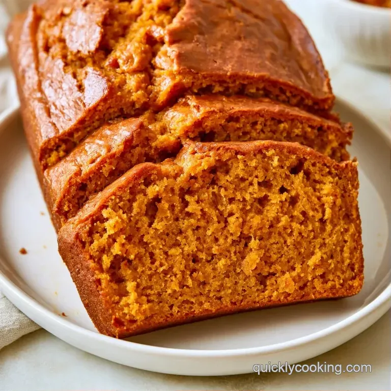 Thick slices of orange-hued bread on a wooden board, showing an airy interior and toasted, golden crust.