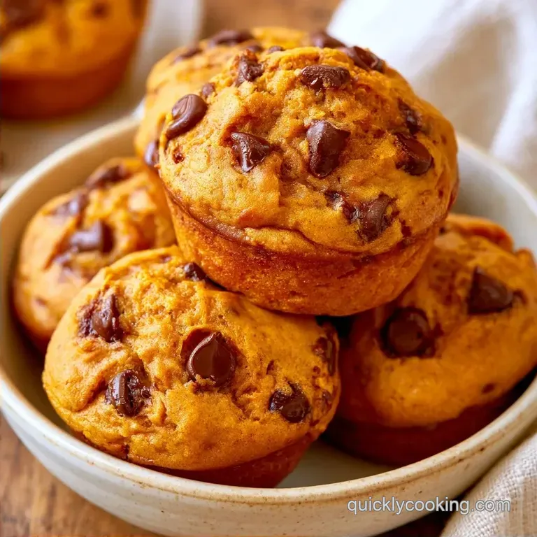 Sourdough Pumpkin Chocolate Chip Muffins in 35 Minutes