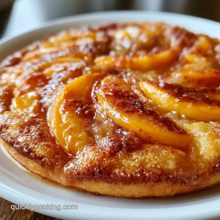 Southern Peach Spoon Cake: Old Fashioned