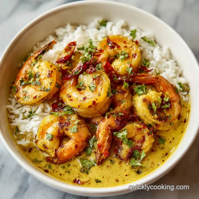 Easy Flavorful Spicy Coconut Curry Shrimp
