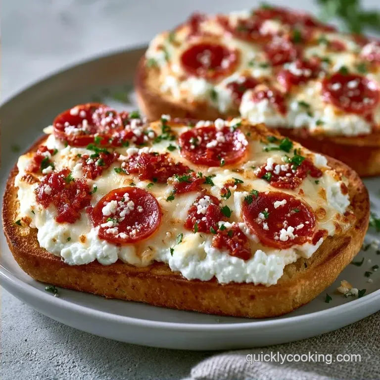 Spicy Italian Deli Flatbread with Ricotta