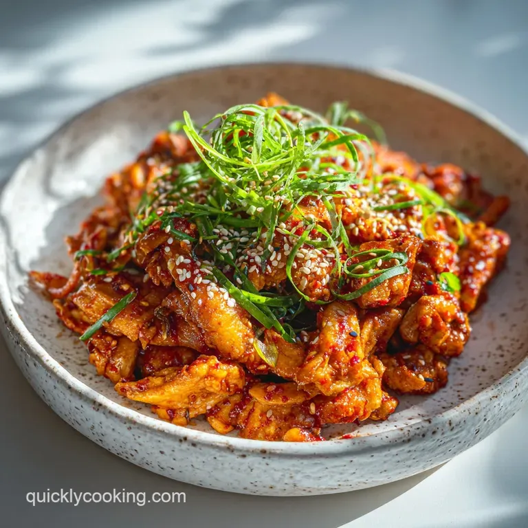 Korean Spicy Chicken Stir Fry Recipe: Charred & Glazed