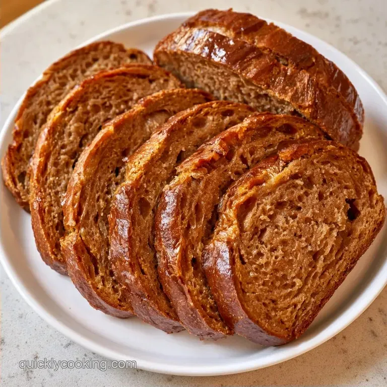 Homemade Swedish Rye Bread with Molasses